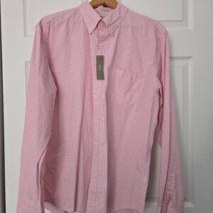 J.Crew secret wash shirting XL slim fit pink